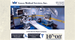 Desktop Screenshot of crownmedicalservices.com